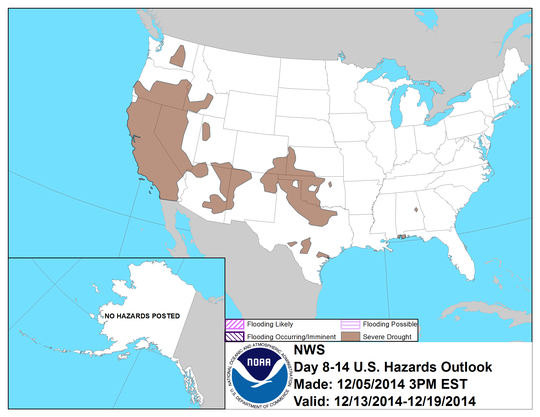 United States 8-14 Day Hazards Outlook