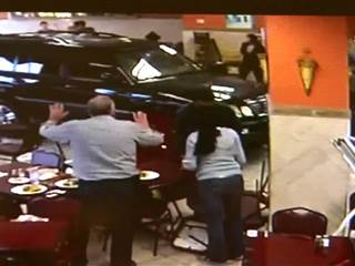 SUV Plows Into Houston Restaurant