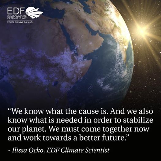 Photo: "Protecting the planet will require a dramatic shift away from fossil fuels," said the Intergovernmental Panel on Climate Change in its latest report.

You can help make that shift by taking action to limit climate pollution TODAY:  www.edf.org/5fk/