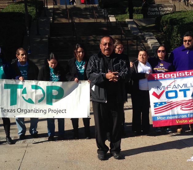 The Rev. Pedro Portillo, who asked that political leaders show compassion for the families of immigrants.