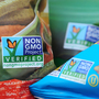 Labels on bags of snack foods indicate they are non-GMO food products. This fall, Colorado and Oregon will be the latest states to put GMO labeling on the ballot.