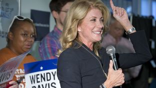 Despite a double-digit shortfall in most early polls, Democratic candidate Wendy Davis predicts victory in the race for Texas governor on Oct. 22, 2014.