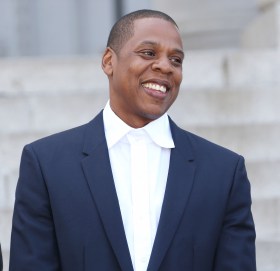 Shawn "Jay Z" Carter Makes Announcement On the Steps Of City Hall Downtown Los Angeles