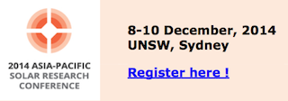 Asia-pacific Solar Research Conference