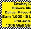Taxi Cab Drivers Needed