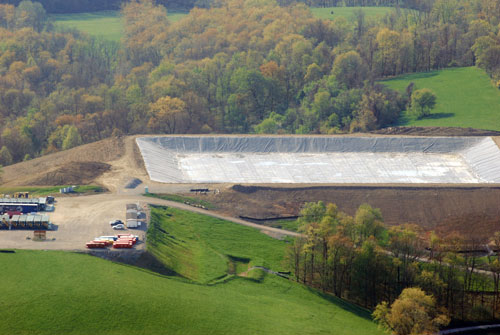 New Marcellus Shale wastewater impoundment