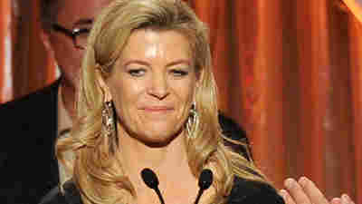 Michelle MacLaren, seen here accepting an award as a producer on Breaking Bad, may direct the upcoming Wonder Woman movie.