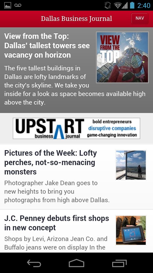 The Dallas Business Journal - screenshot