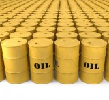 Yellow oil barrels
