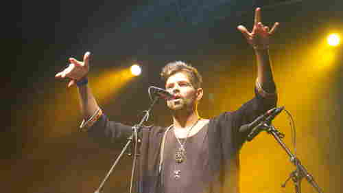 Galician singer Davide Salvado enchanted the crowd at his WOMEX showcase in Santiago de Compostela, Spain, in October 2014.