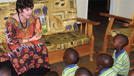 Karen Elliott in Zambia