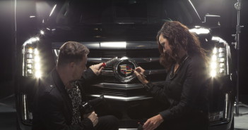 The 2015 Cadillac Escalade, built at the GM plant in Arlington, Texas, photographed at The Dallas Morning News for FD Luxe on May 2, 2014, by Ben Garrett.