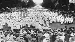 Back in 1925, thousands of Ku Klux Klan members paraded past the U.S. Treasury building in Washington, D.C., as part of a big rally. Throughout its iterations, the KKK has tried to position itself as a respectable, mainstream civic organization.