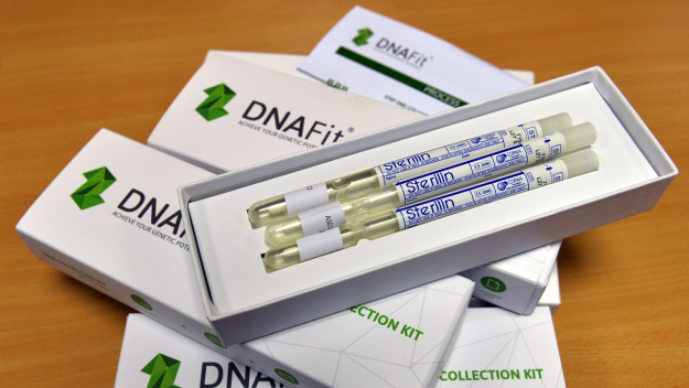A DNA swab testing kit. (Photo credit: PAUL ELLIS/AFP/Getty Images)