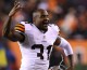 Donte Whitner #31 of the Cleveland Browns celebrates after defeating the Cincinnati Bengals 24-3 at Paul Brown Stadium on November 6, 2014 in Cincinnati, Ohio. (Photo by Andy Lyons/Getty Images)