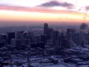 Copter4 view of Denver on the morning of Nov. 13. (credit: CBS)