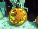 Underwater Pumpkin Carving 4