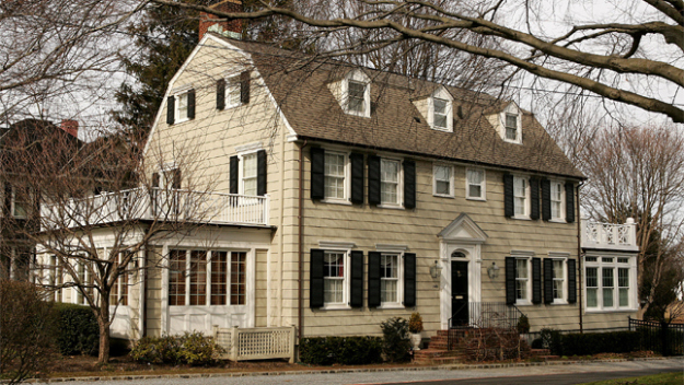 The house from "The Amityville Horror" at 112 Ocean Avenue in Amityville, NY - Mar 31, 2005 - Photo: Paul Hawthorne/Getty Images