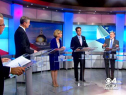 Jon Keller moderates a debate between the five candidates for Mass. Governor. (WBZ-TV)
