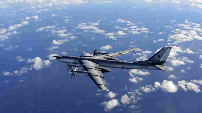 NATO has reported a spike in Russian military activity at sea and in NATO and other western European countries' airspace as tensions have mounted over Ukraine. Here, a Russian military long-range bomber aircraft flies in international airspace on Oct. 29.