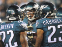 PHILADELPHIA, PA - NOVEMBER 10: Cary Williams #26 of the Philadelphia Eagles reacts after getting an interception against the Carolina Panthers on November 10, 2014 at Lincoln Financial Field in Philadelphia, Pennsylvania. (Photo by Evan Habeeb/Getty Images)