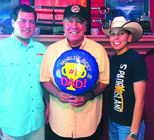 Sen. Juan “Chuy” Hinojosa, center, with his son Johnathan Weisfeld-Hinojosa and daughter, Kriselda Hinojosa.