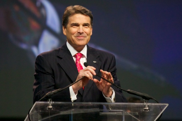 Rick Perry at "The Response" in August 2011