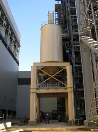 Elevated Lime Silo