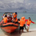 Chinese tourists at Quanfu Island, part of the Paracel Islands claimed by China.