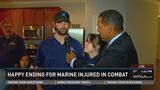 Retired Marine Corporal John Hootsell was badly injured by a roadside bomb while serving overseas. News 8's Joe Trahan tells us his story and interviews Hootsell about a wonderful gift given to his family.