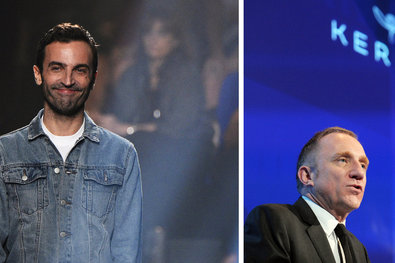 In 2013, Kering, the French group run by François-Henri Pinault, right, sued Nicolas Ghesquière.