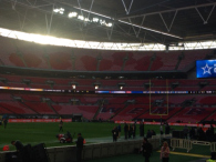 Wembley stadium prior to Dallas Cowboys vs Jacksonville Jaguars (Photo by Mike Fisher, 105.3 The Fan)