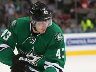 Valeri Nichushkin of the Dallas Stars during a preseason game at American Airlines Center on September 29, 2014 in Dallas, Texas. (credit: Ronald Martinez/Getty Images)