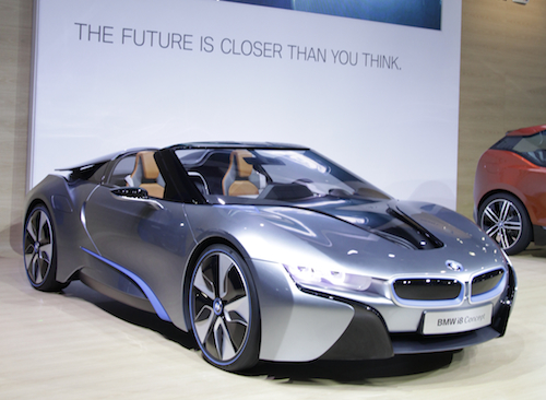 The BMW i8 as seen at the 2012 LA Auto Show