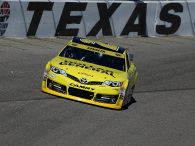 Matt Kenseth, driver of the #20 Dollar General Toyota, practices for the NASCAR Sprint Cup Series AAA Texas 500 at Texas Motor Speedway on October 31, 2014 in Fort Worth, Texas.  (Photo by Todd Warshaw/Getty Images for Texas Motor Speedway)