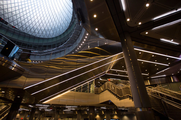 The Fulton Center opens today.
