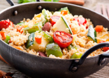Add Seasonal Vegetables To Couscous