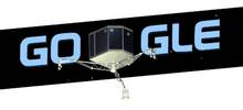 A Google Doodle celebrating the historic landing of the Rosetta spacecraft on a comet