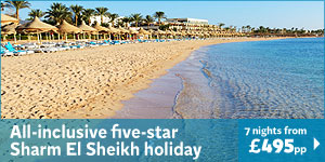 Five-star Sharm El Shiekh Holiday 