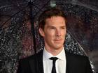 Benedict Cumberbatch attends the London premiere of his new film The Imitation Game