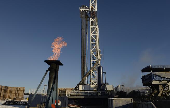 Oil and gas drilling near Longmont