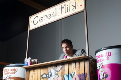 Christopher Pouy founded Cow Wow Cereal Milk to capitalize on a taste he loved as a child: cereal-infused milk.