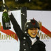 Georgina Bloomberg celebrating her victory in the Central Park Grand Prix.