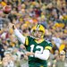 Aaron Rodgers threw six touchdown passes against the Bears, tying a Packers single-game record.