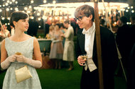 Ms. Jones and Mr. Redmayne in an early scene from the film.
