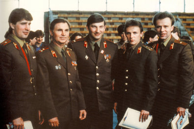Members of the Soviet Red Army.