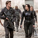 From left, Patina Miller, Liam Hemsworth, Mahershala Ali, Jennifer Lawrence and Elden Henson in “The Hunger Games: Mockingjay — Part 1,” directed by Francis Lawrence.