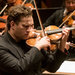 Leipzig Gewandhaus Orchestra:  At center, Riccardo Chailly, right, led the ensemble as Nikolaj Znaider performed as soloist at Avery Fisher Hall.