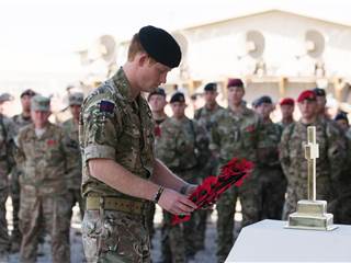 Prince Harry Visits Troops in Afghanistan to Honor Fallen