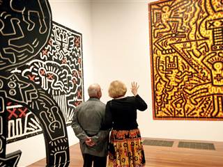 Exhibit Showcases Keith Haring's Political Bent